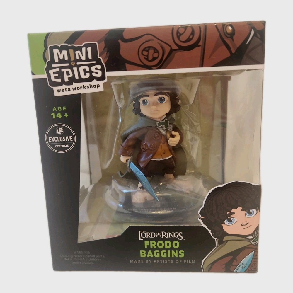 Mini Epics Frodo Baggins Figure Weta Workshop LootCrate Lord of the Rings 2018